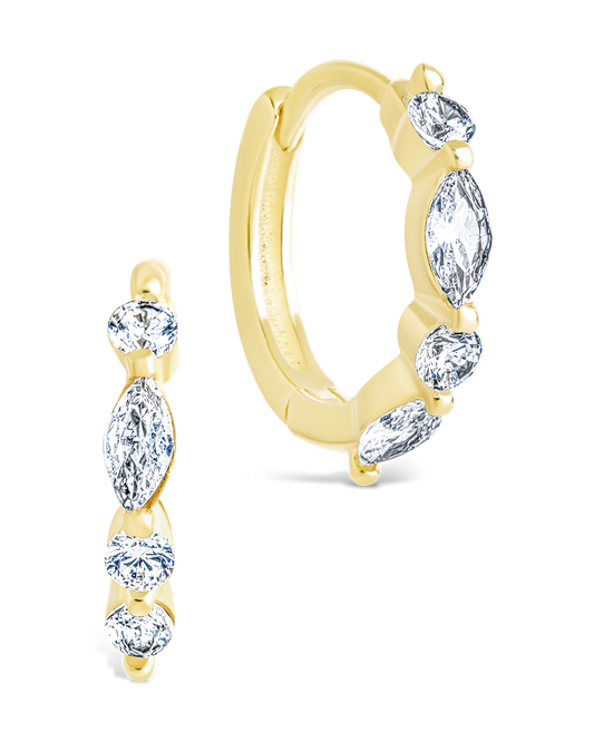 Sterling Silver Kensington Micro Hoops