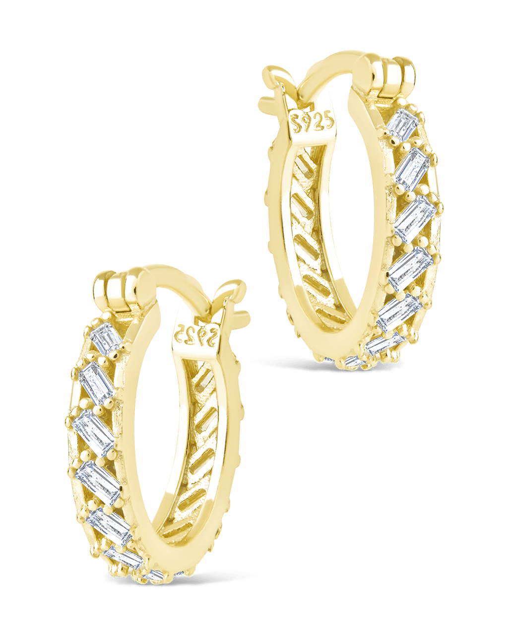 Sterling Silver Norabelle Micro Hoops - Sterling Forever