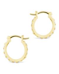 Sterling Silver Norabelle Micro Hoops - Sterling Forever