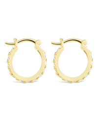 Sterling Silver Norabelle Micro Hoops - Sterling Forever