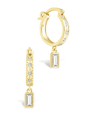 Sterling Silver Oaklyn Micro Hoops