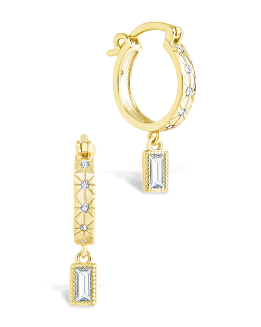 Sterling Silver Oaklyn Micro Hoops