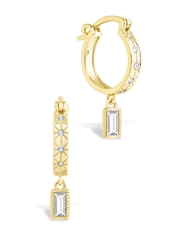 Sterling Silver Oaklyn Micro Hoops