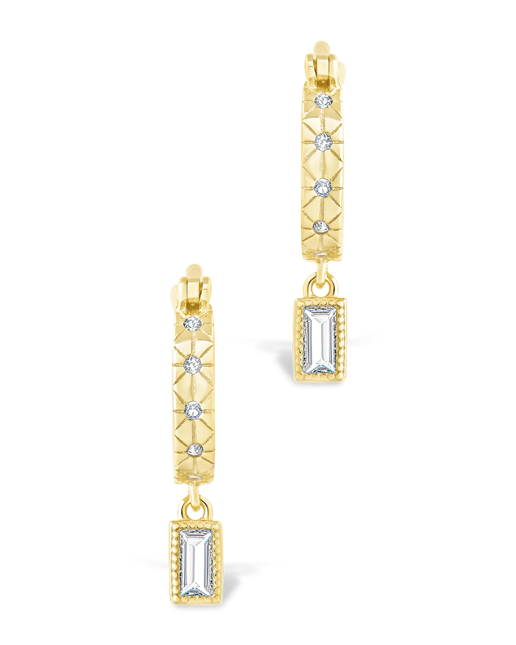 Sterling Silver Oaklyn Micro Hoops - Sterling Forever