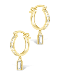 Sterling Silver Oaklyn Micro Hoops - Sterling Forever