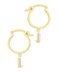 Sterling Silver Oaklyn Micro Hoops - Sterling Forever