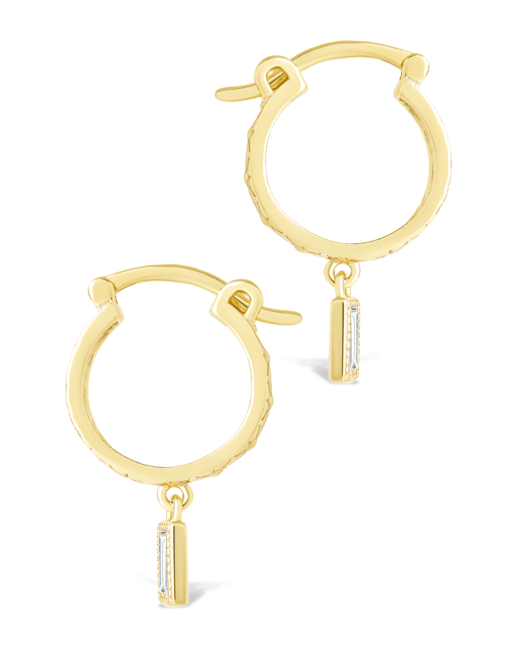 Sterling Silver Oaklyn Micro Hoops - Sterling Forever