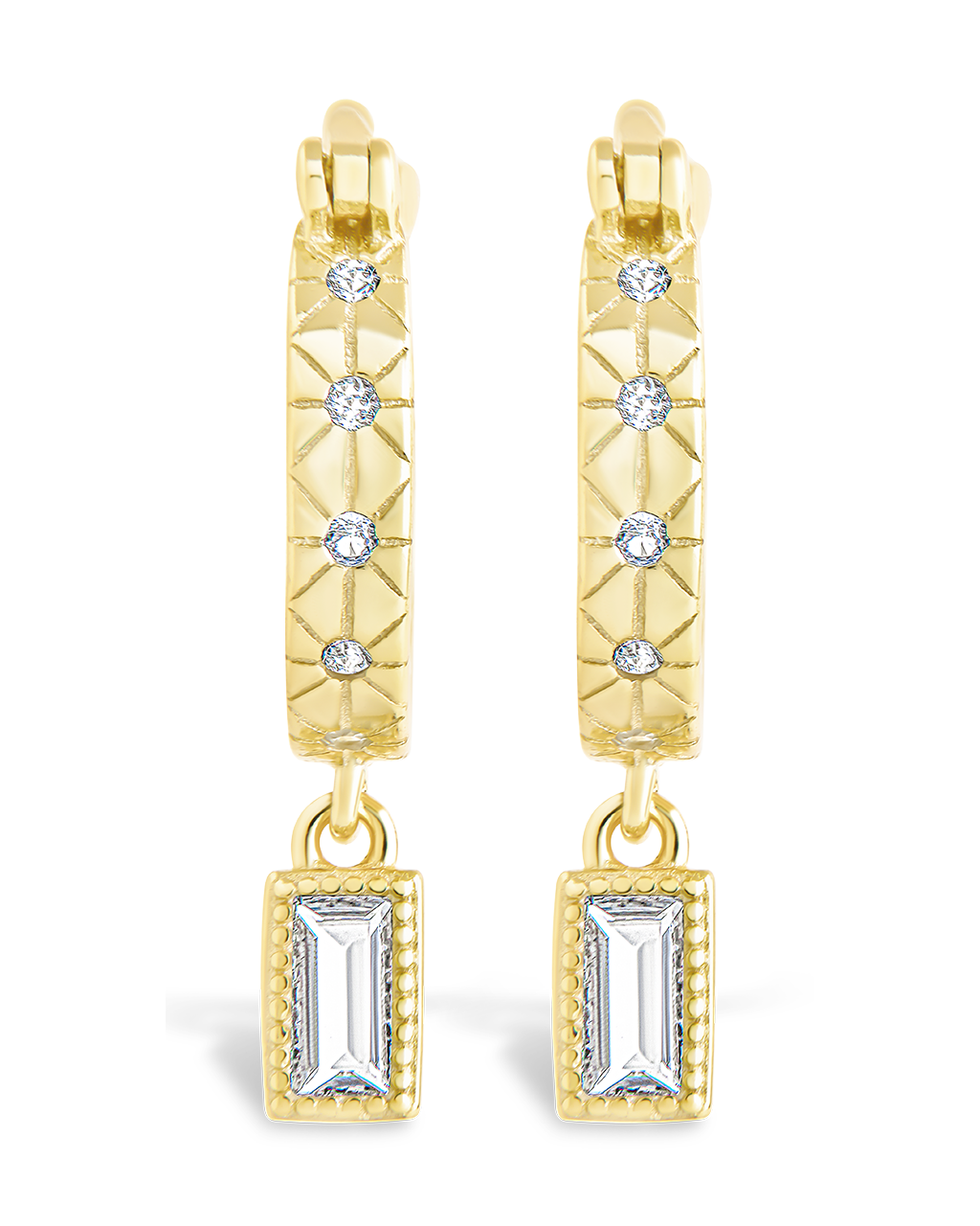 Sterling Silver Oaklyn Micro Hoops