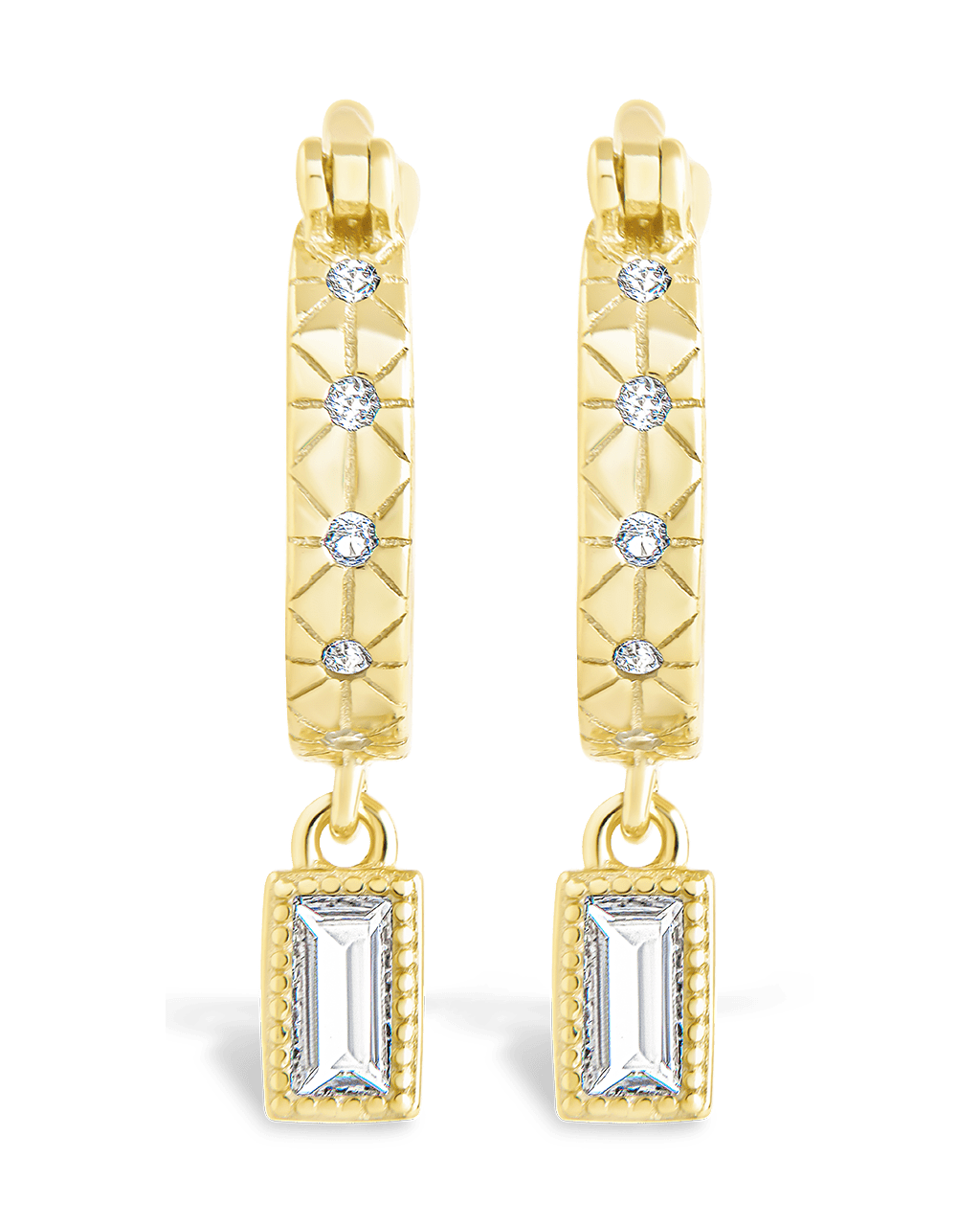 Sterling Silver Oaklyn Micro Hoops - Sterling Forever