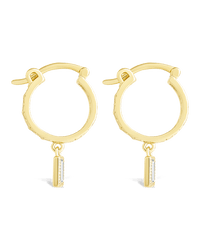 Sterling Silver Oaklyn Micro Hoops - Sterling Forever