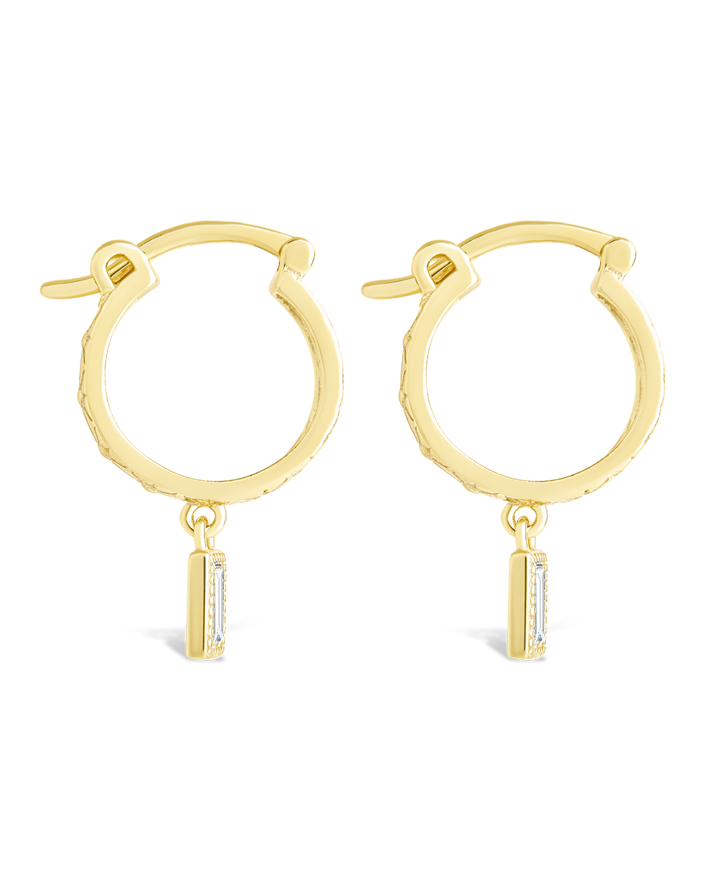 Sterling Silver Oaklyn Micro Hoops - Sterling Forever
