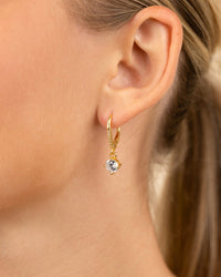 Sterling Silver Matilda Brilliant Cut CZ French Clip Earrings - Sterling Forever