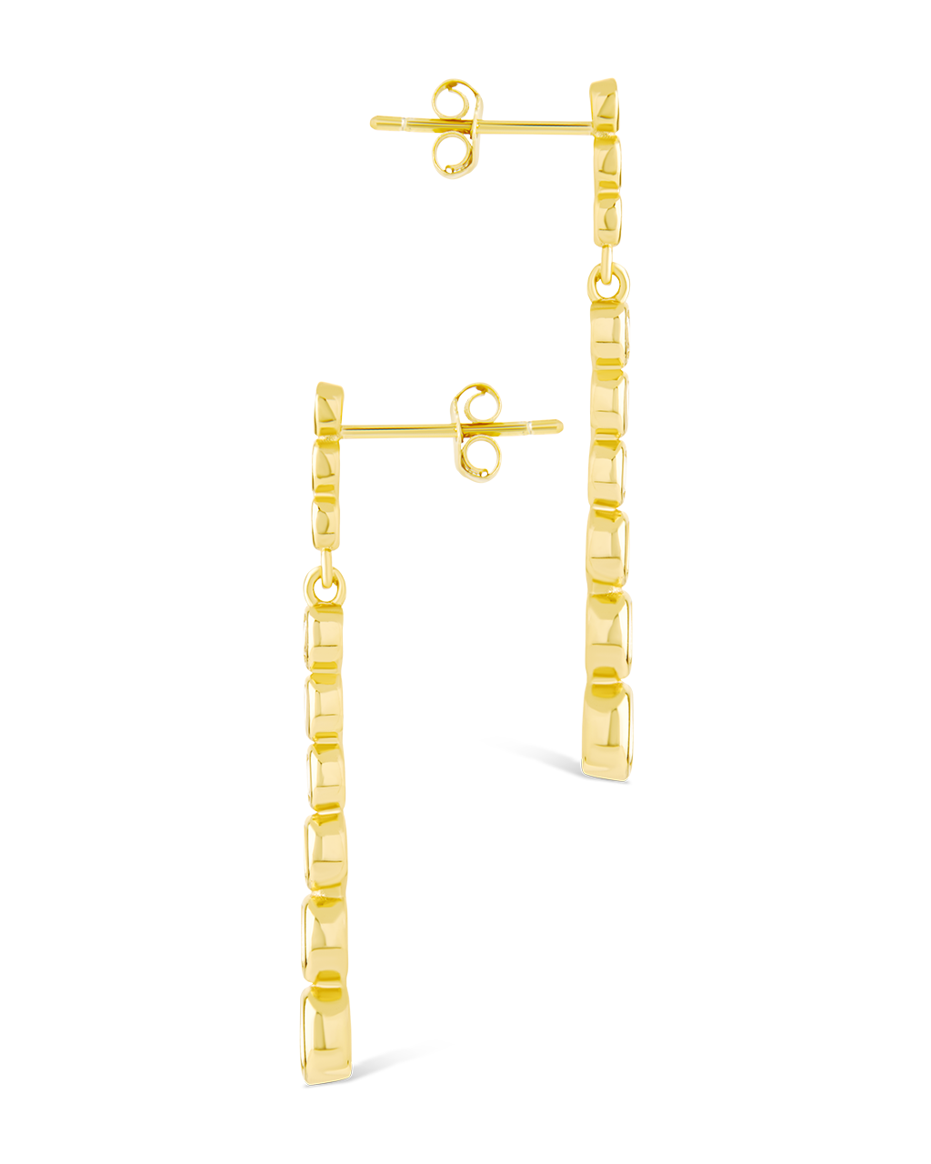 Sterling Silver Ianthe Brilliant Cut CZ Dangle Earrings