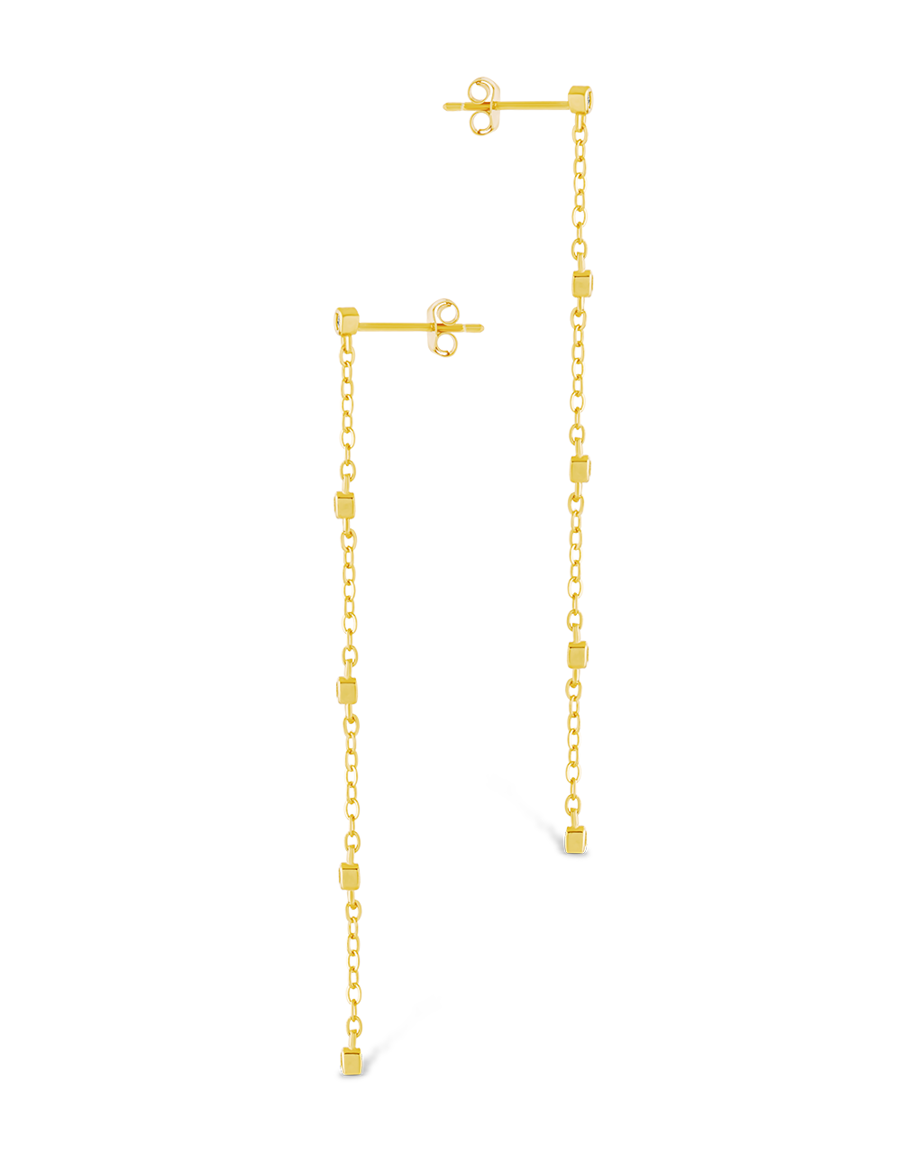 Sterling Silver Evanthe Brilliant Cut CZ Dangle Earrings