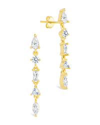 Sterling Silver Jacinda CZ Dangle Earrings - Sterling Forever