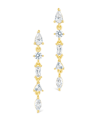 Sterling Silver Jacinda CZ Dangle Earrings - Sterling Forever