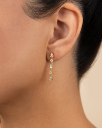 Sterling Silver Jacinda CZ Dangle Earrings - Sterling Forever