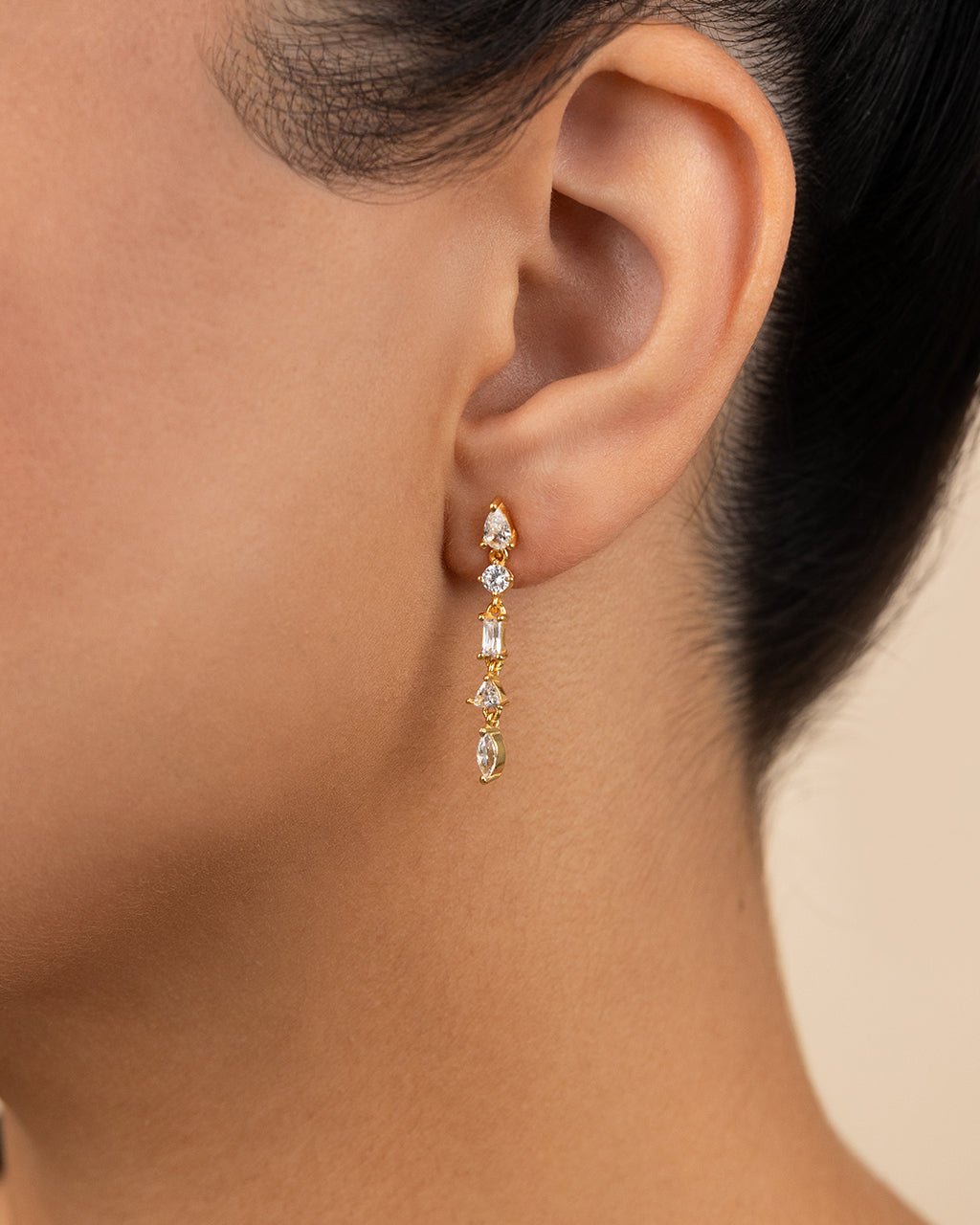 Sterling Silver Jacinda CZ Dangle Earrings - Sterling Forever