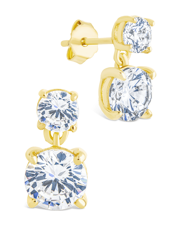 Sterling Silver Galatea Brilliant Cut CZ Studs