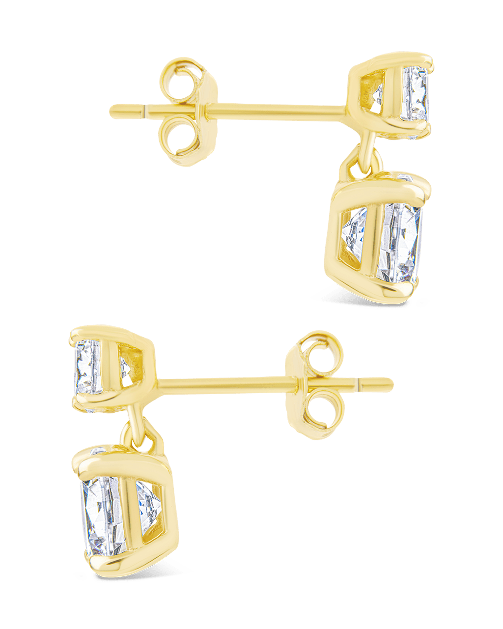 Sterling Silver Galatea Brilliant Cut CZ Studs - Sterling Forever