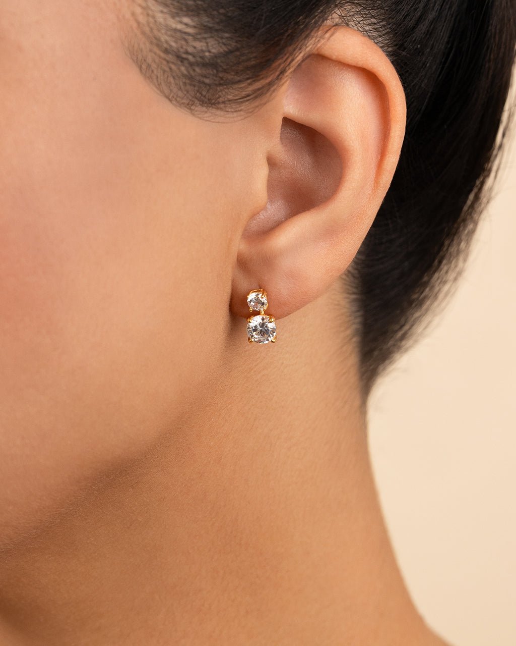 Sterling Silver Galatea Brilliant Cut CZ Studs - Sterling Forever