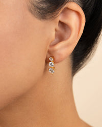 Sterling Silver Opaline Brilliant Cut CZ Studs - Sterling Forever