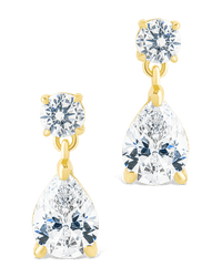 Sterling Silver Imogen CZ Studs - Sterling Forever