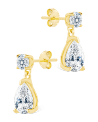 Sterling Silver Imogen CZ Studs - Sterling Forever