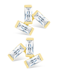 Sterling Silver Macy CZ Studs - Sterling Forever