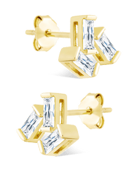 Sterling Silver Macy CZ Studs - Sterling Forever