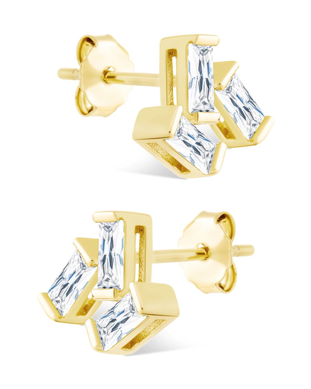 Sterling Silver Macy CZ Studs - Sterling Forever