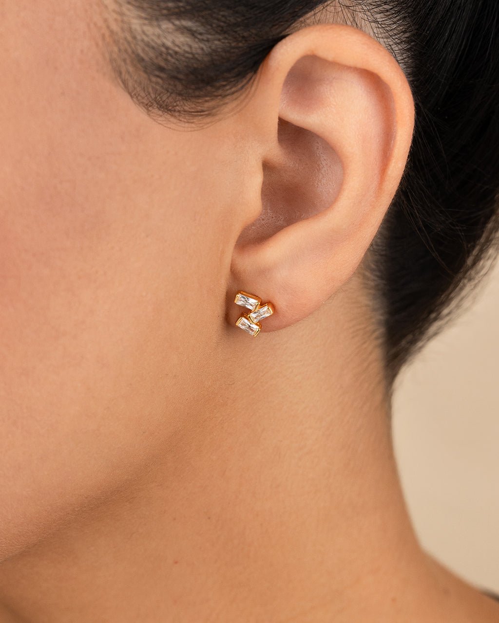 Sterling Silver Macy CZ Studs - Sterling Forever
