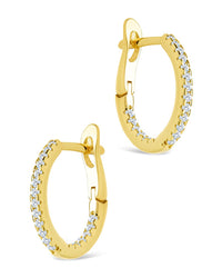 Sterling Silver Lilia CZ Infinity Hoops - Sterling Forever
