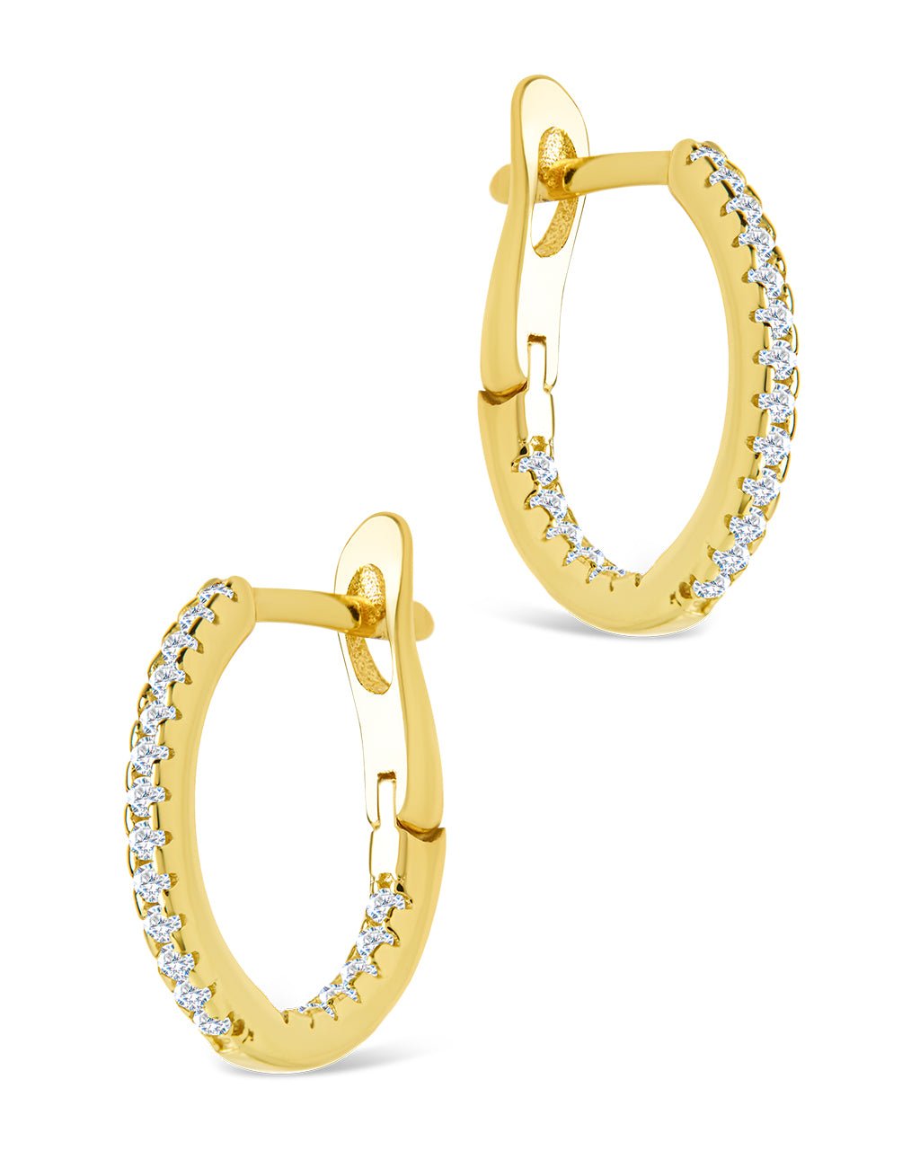 Sterling Silver Lilia CZ Infinity Hoops - Sterling Forever