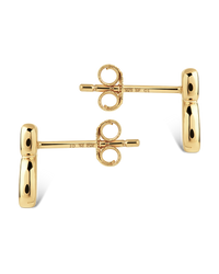 Phyllis Pear Halo Studs