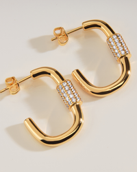 Oval Carabiner Hoops