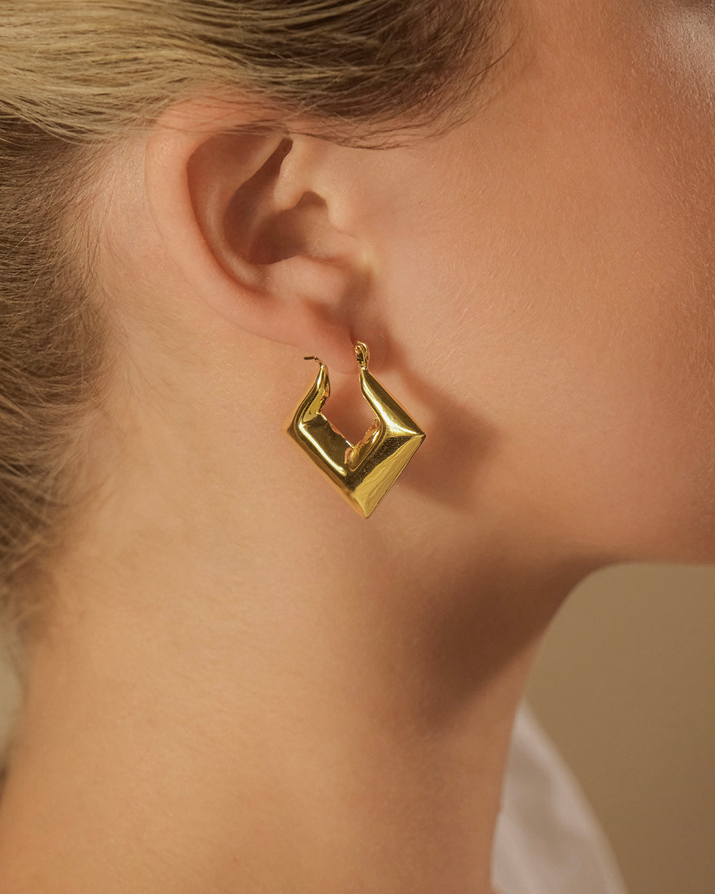 Cosmo Pointed Hoop Earrings