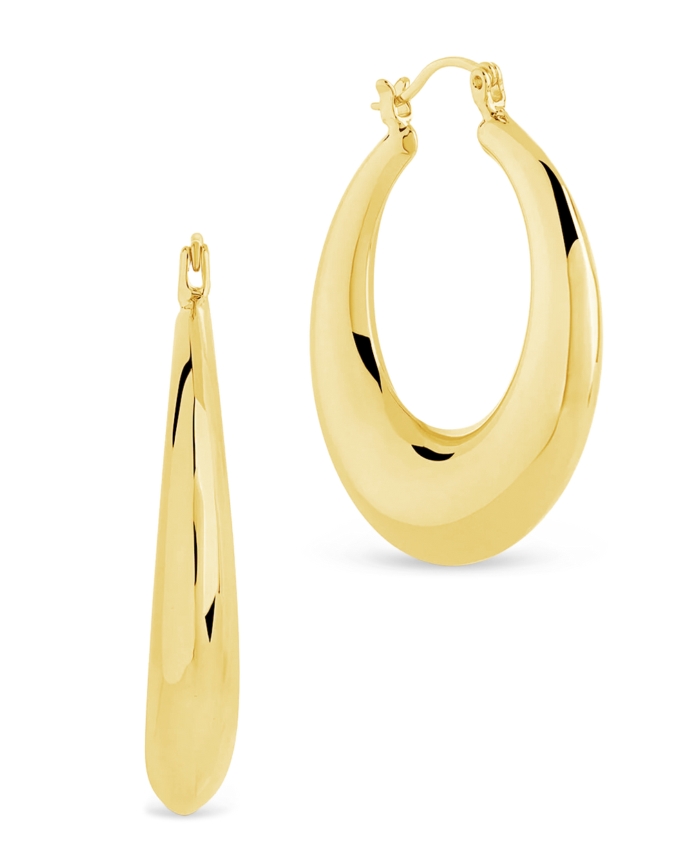 Quinn Tube Hoop Earrings