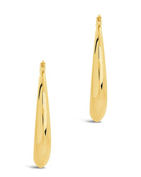 Quinn Tube Hoop Earrings - Sterling Forever