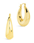 Rae Tube Hoop Earrings - Sterling Forever