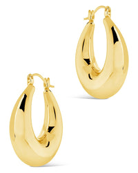 Rae Tube Hoop Earrings - Sterling Forever