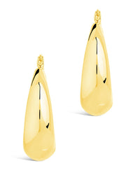 Rae Tube Hoop Earrings - Sterling Forever