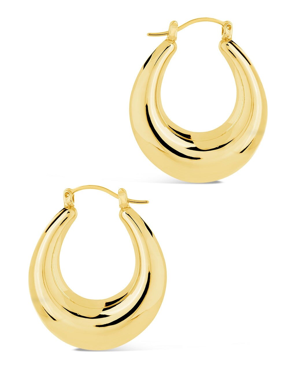 Rae Tube Hoop Earrings - Sterling Forever