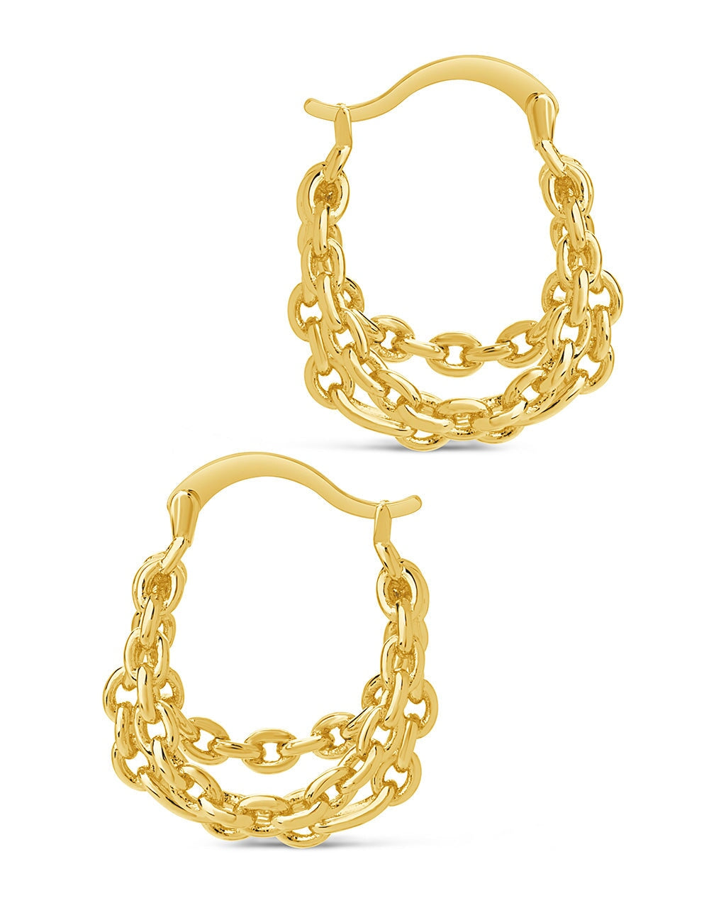 Tenly Hoops Earring Sterling Forever 