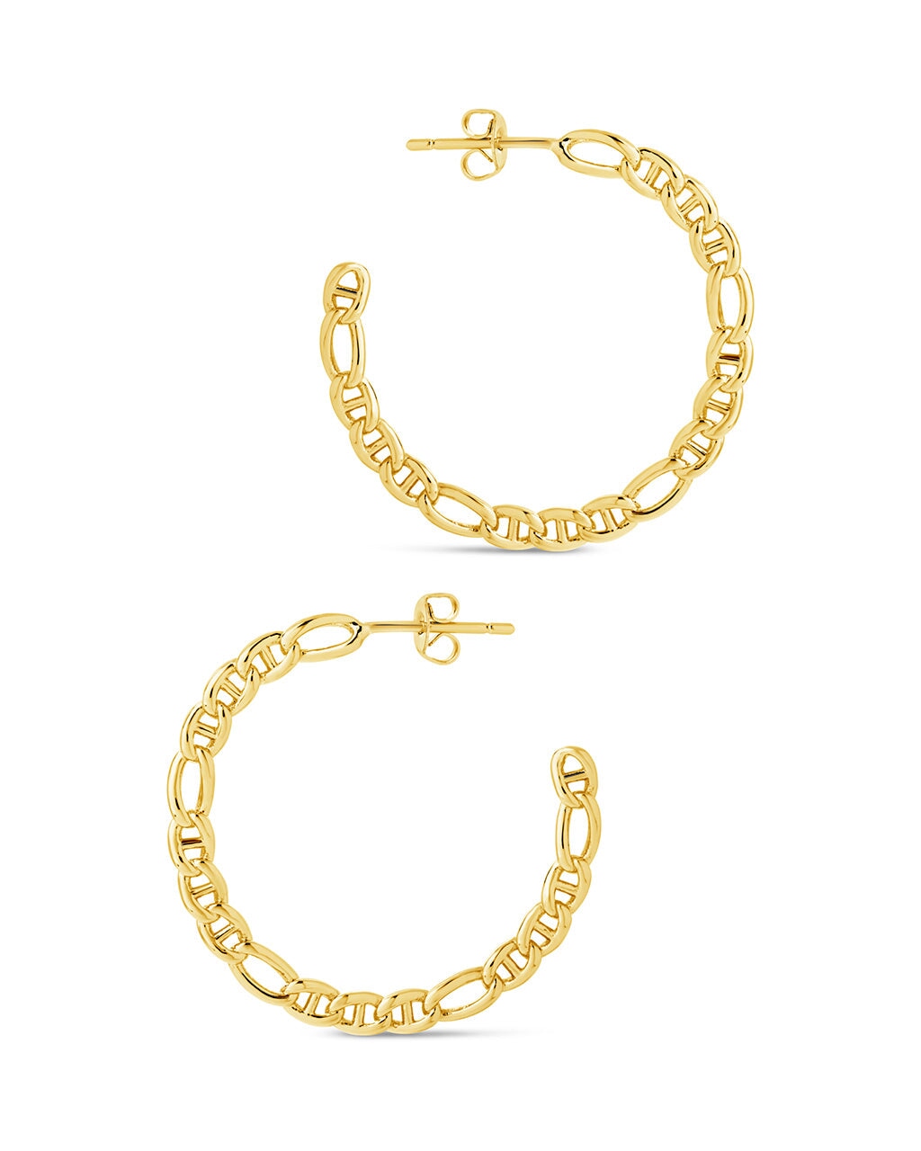 Rylan Hoops Earring Sterling Forever 