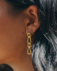 Jacqueline Chain Drop Stud Earrings - Sterling Forever
