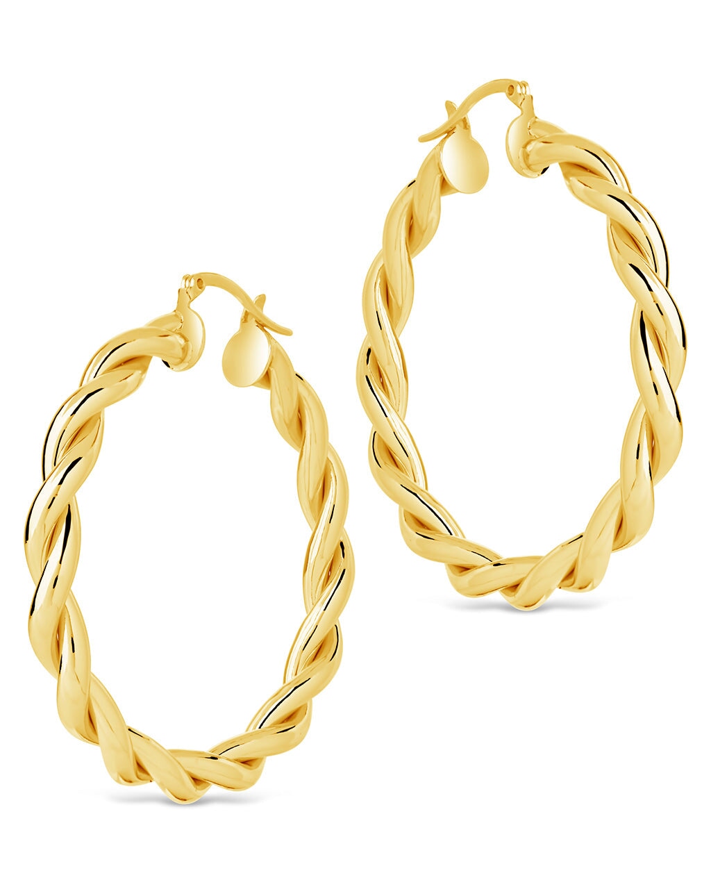 Rosalie Entwined Hoops Earring Sterling Forever 
