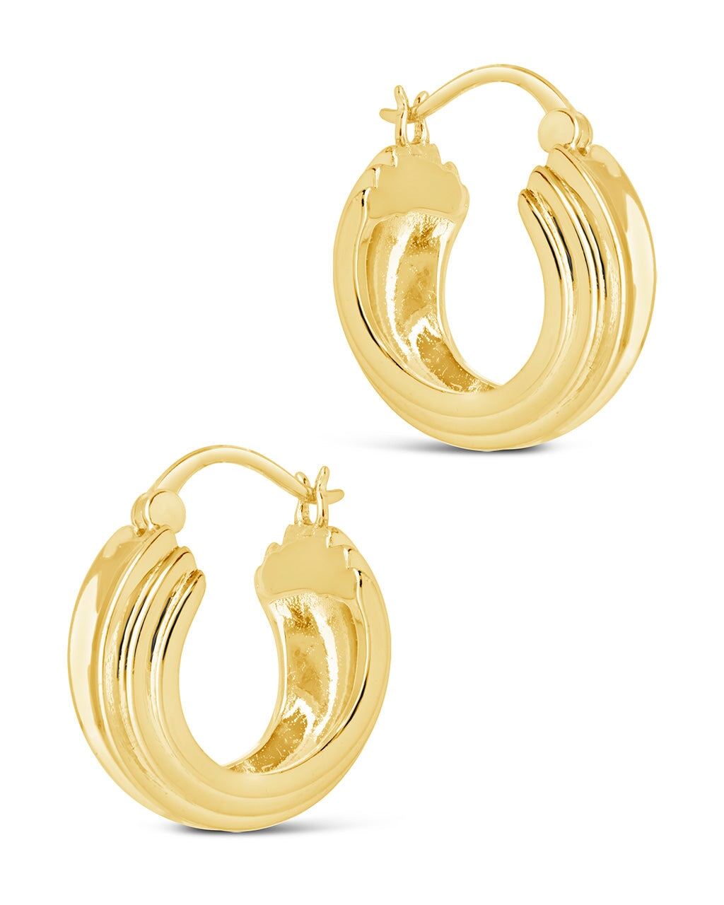 Yamile Hoops Earring Sterling Forever 
