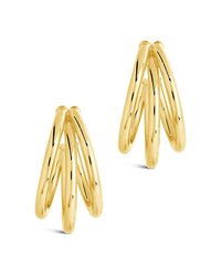 Dawn Hoops Earring Sterling Forever 