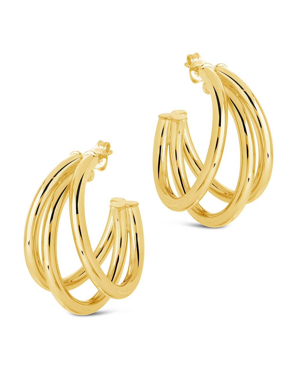 Dawn Hoops Earring Sterling Forever 